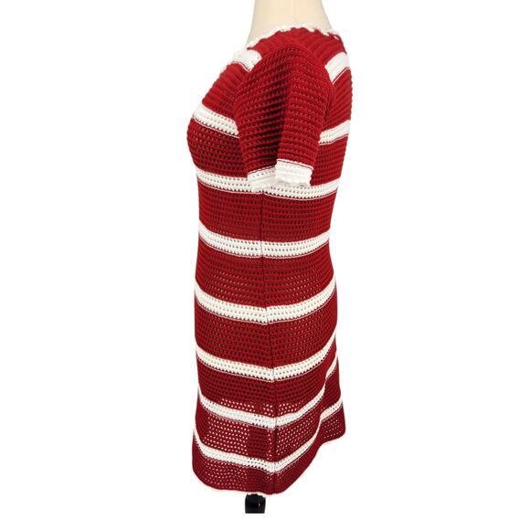 Boston Proper Sheer Crochet Beach Cover Dress - Picture 3 of 7